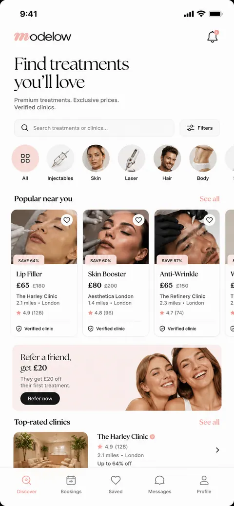 Modelow — find treatments you'll love